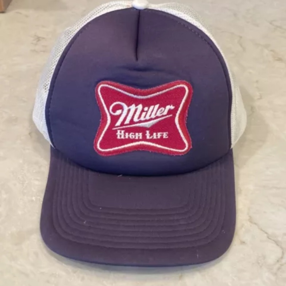Vintage Miller High Life Patch Snapback Hat